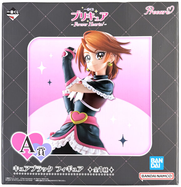 BANDAI SPIRITS Ichiban Kuji Pretty Cure -Forever Hearts!- A Prize - Cure Black Figure (Game-prize)