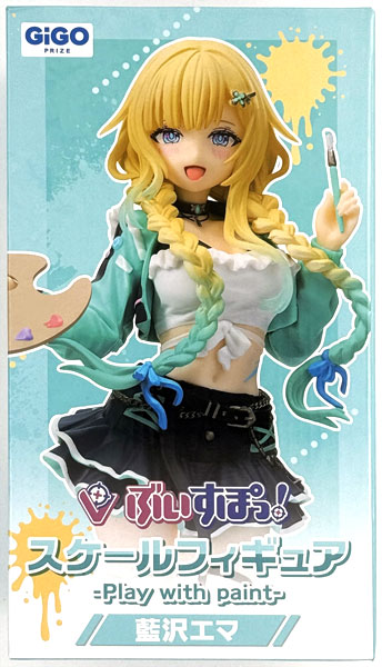 Fukuya VSPO! Scale Figure - Play with paint- Ema Aizawa (Game-prize)