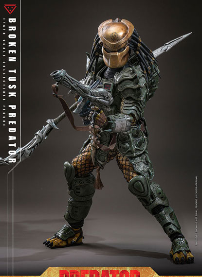 Hot Toys Comic Masterpiece "Predator" 1/6 Broken Tusk Predator รูปภาพ 1