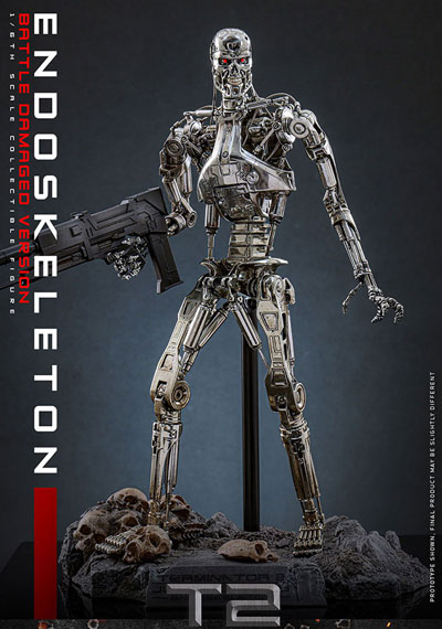 Hot Toys Movie Masterpiece DIECAST 1/6 Endoskeleton (Battle Damage) Bild 1