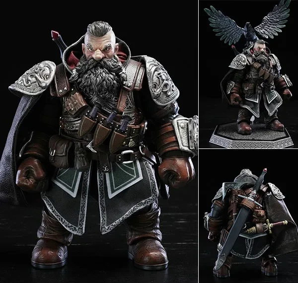 Star and Sail Studio Eternal Expedition Dwarf Assassin Verdred Anvil 1/12 Scale Posable Figure Bild 1