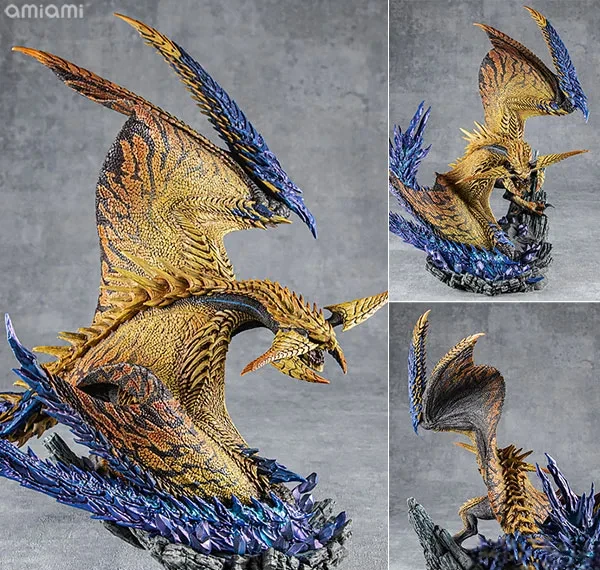 Capcom Capcom Figure Builder Creator's Model Monster Hunter Wilds Shining Thunder Wyvern Rey Dau ฟิกเกอร์สำเร็จรูป รูปภาพ 1