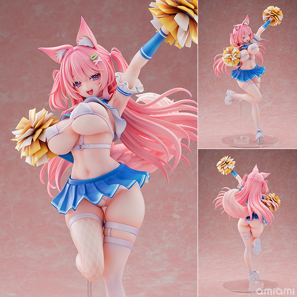 NOCTURNUS Animal Ears Cheerleader Girl DX Ver. illustration by Yatanuki Kei 1/5.5 Complete Figure Bild 1