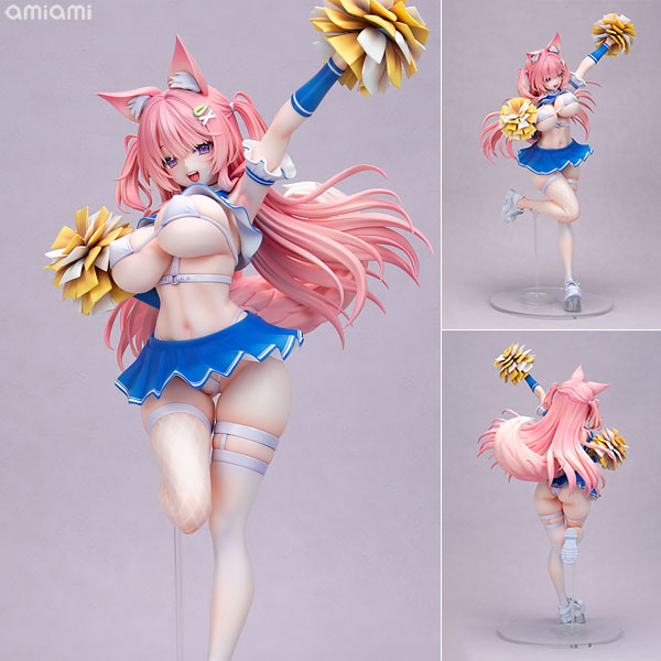 NOCTURNUS Animal Ears Cheerleader Girl illustration by Yatanuki Kei 1/5.5 Complete Figure