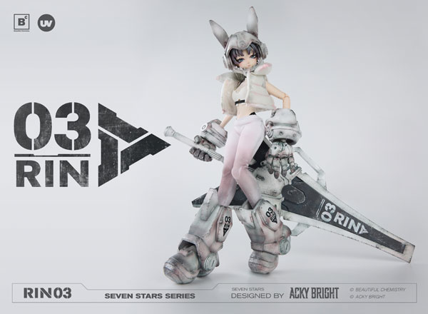 Underverse Beautiful Chemistry x Acky Bright Seven Stars Series No.03 Rin 1/6 Complete Model Action Figure