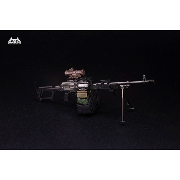 HASUKI WM-05A Regular Machine Gun Set Metal Black 1/12 Action Figure Complete Model Option Part