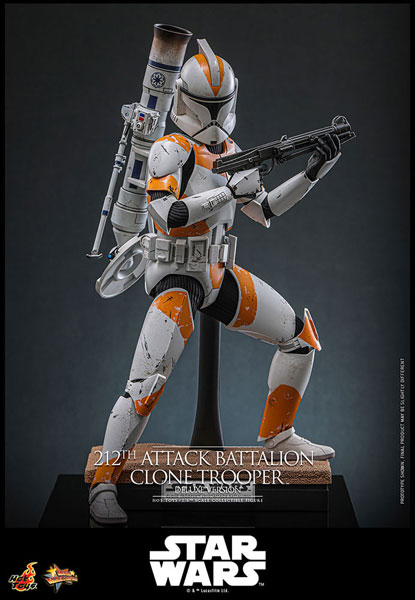 Hot Toys Movie Masterpiece SW EP3 Clone Trooper 212th Attack Battalion Deluxe Edition