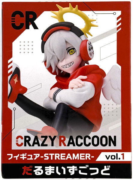 Fukuya Crazy Raccoon Figure -STREAMER-Vol.1 Daruma is God (Game-prize) 图片 1