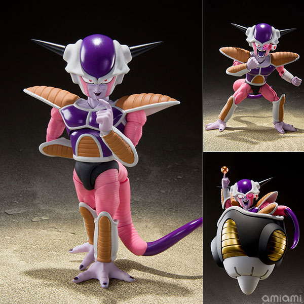 BANDAI SPIRITS S.H.Figuarts Frieza First Form & Frieza Pod "Dragon Ball Z" image 1