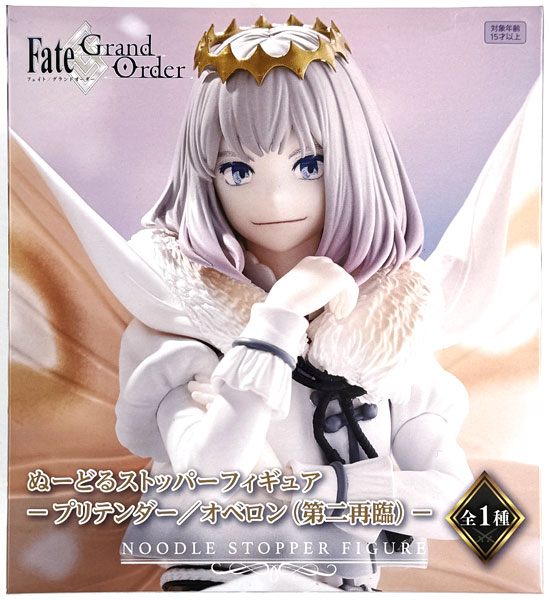 BANDAI SPIRITS Fate/Grand Order Noodle Stopper Figure -Pretender/Oberon (Second Ascension)- (Game-prize) gambar 1