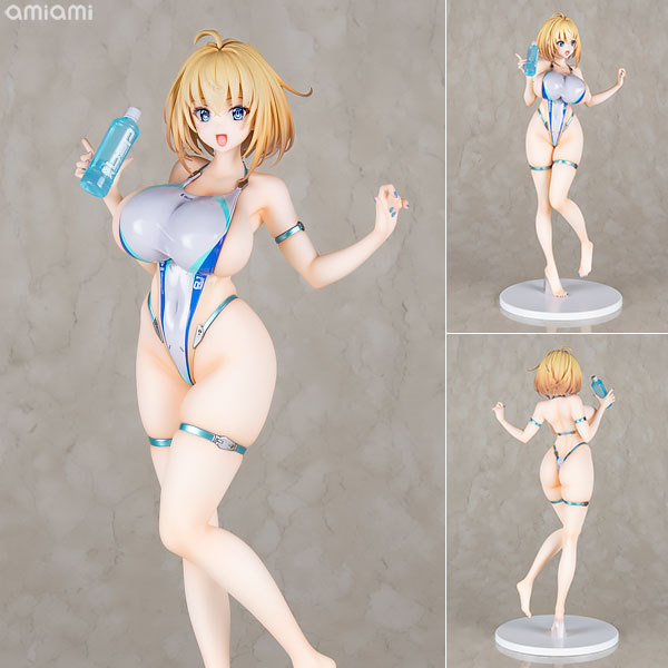 AMAKUNI [단독 판매] BUNNY SUIT PLANNING 소피아 F. 셔링 하이컷 스쿨 수영복 ver. 디럭스 에디션 1/6 피규어
