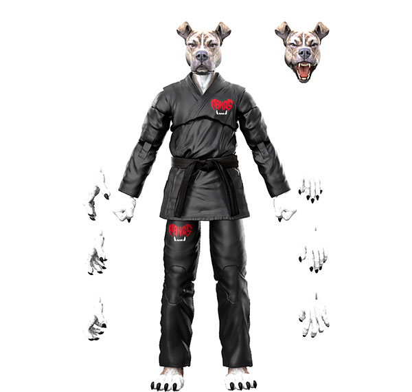 ZOO JITSU FIGHTERS PISTON Pit Bull - Black Dougi รูปภาพ 1