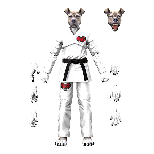 ZOO JITSU FIGHTERS PISTON Pit Bull - White Dougi