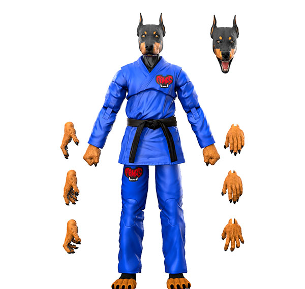 ZOO JITSU FIGHTERS DRAVEN Dobermann - Blue Dougi Bild 1
