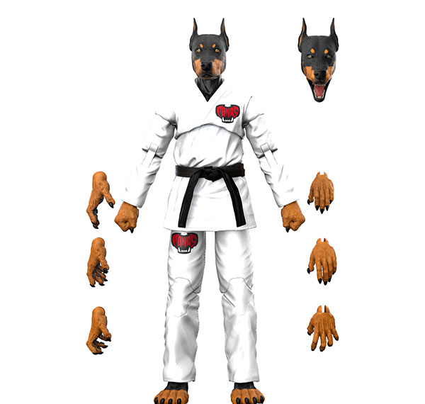 ZOO JITSU FIGHTERS DRAVEN Dobermann - White Dougi รูปภาพ 1