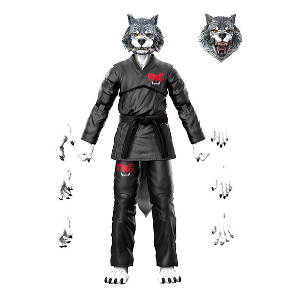 ZOO JITSU FIGHTERS WHISTLER Wolf - Black Dougi