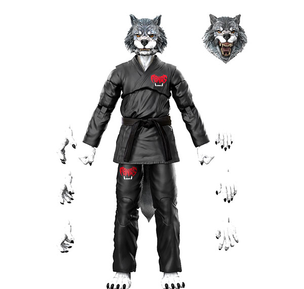ZOO JITSU FIGHTERS WHISTLER Wolf - Black Dougi Bild 1