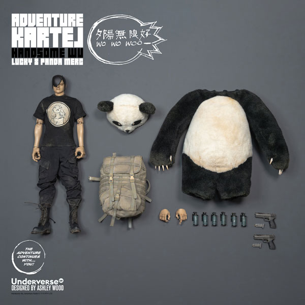 Underverse Adventure Kartel DIRTY BOI PANDA HANDSOME WU 1/6 Collectible Figure