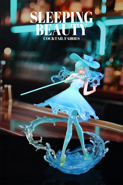WE ART DOING Cocktail Fairies Blue Margarita Complete Figure