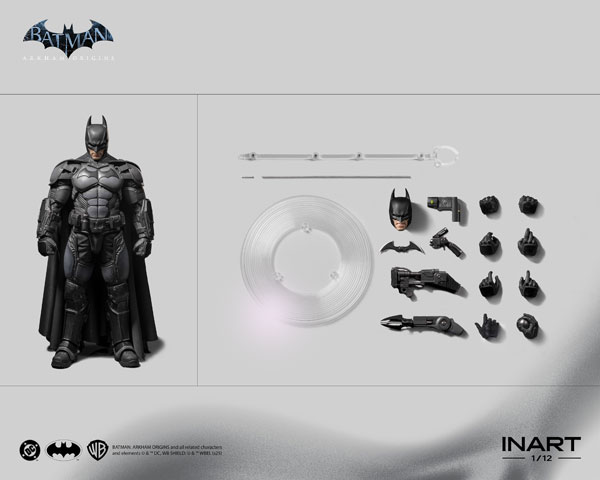 INART Batman (Batman: Arkham Origins) 1/12 Action Figure 画像 1