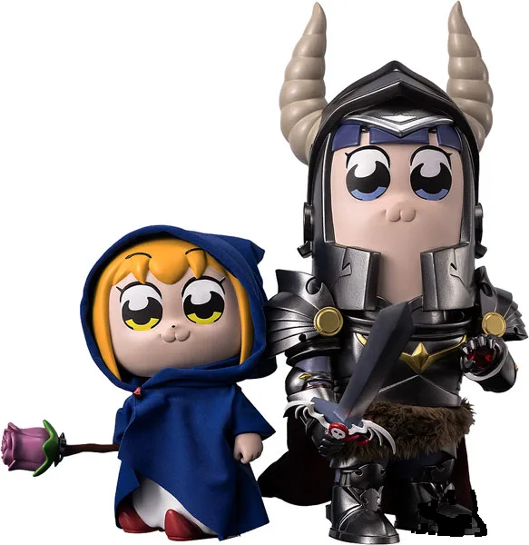 Ember Toys Chibi Creature Pop Team Epic POPUKO & PIPIMI: Shining Shoulder Ver. gambar 1
