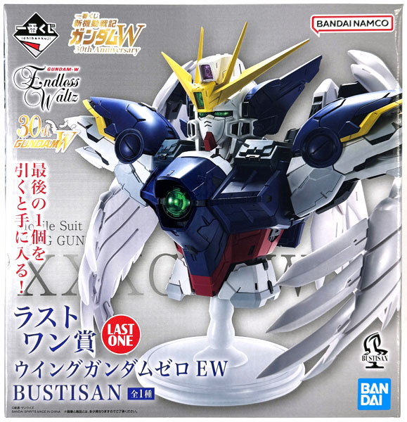 BANDAI SPIRITS Ichiban Kuji Mobile Suit Gundam Wing 30th Anniversary Last One Prize - Wing Gundam Zero EW BUSTISAN (Game-prize)