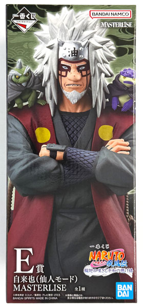 BANDAI SPIRITS Ichiban Kuji NARUTO Shippuden Rinne no Nageki to Heiwa no Kakehashi E Prize - Jiraiya (Sage Mode) MASTERLISE (Game-prize)