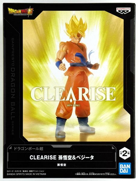 BANDAI SPIRITS Dragon Ball Super CLEARISE Son Goku & Vegeta Son Goku (Game-prize) image 1