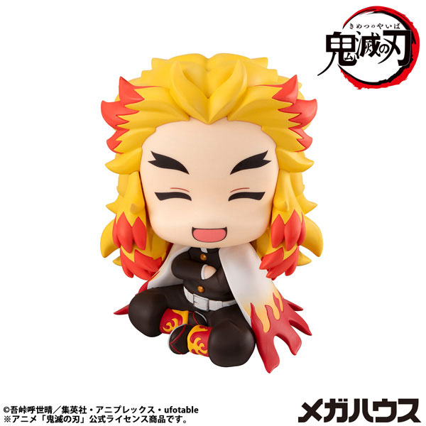 MegaHouse LookUp Demon Slayer: Kimetsu no Yaiba Kyojuro Rengoku Grinning ver. Complete Figure