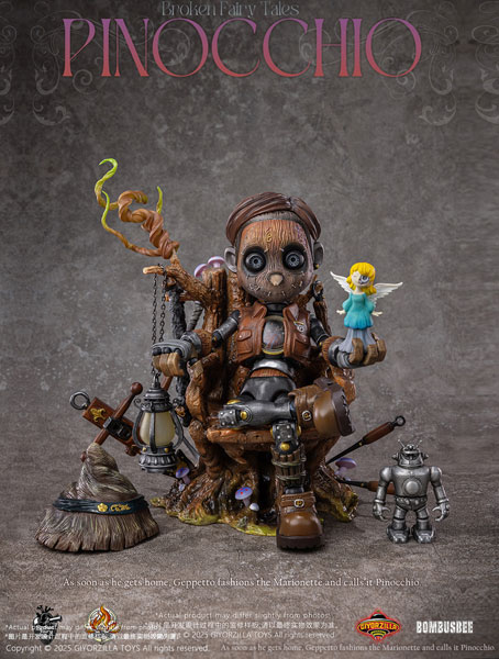 GIYORZILLA TOYS Broken Fairy Tales Pinocchio 1/6 Scale Posable Figure image 1