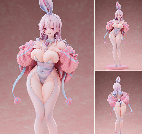 Hobby sakura Knit Bunny Girl illustration by CheLA77 ฟิกเกอร์ 1/6 Complete Figure Deluxe Edition รูปภาพ 1