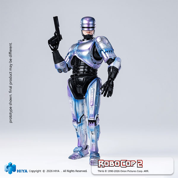 Hiya Toys 로보캅 2 1/12 액션 피규어 로보캅 이미지 1
