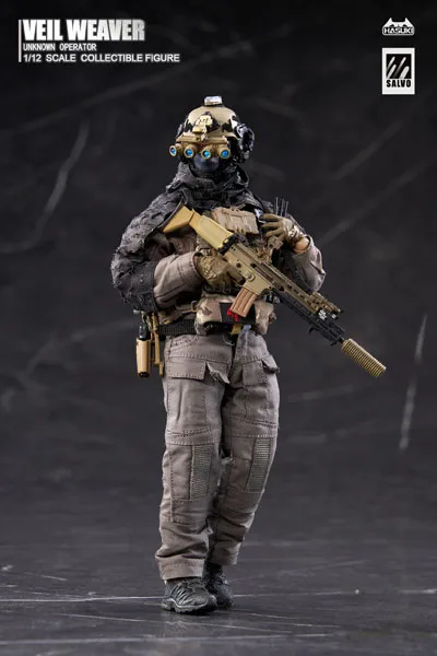 HASUKI SALVO Series SA04 Veil Weaver 1/12 Complete Model Action Figure imagen 1