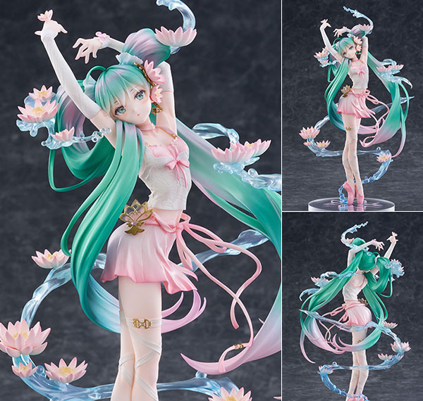 FURYU Hatsune Miku Water Lily ver. 1/7 Complete Figure imagen 1