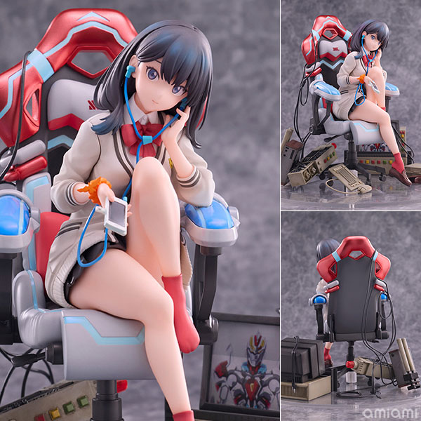 FURYU SSSS.GRIDMAN 타카라다 릿카 게이밍 체어 ver. 1/7 완성품 피규어