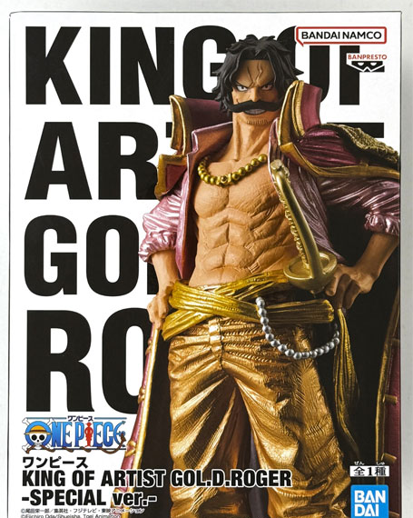 BANDAI SPIRITS ONE PIECE KING OF ARTIST GOL.D.ROGER -SPECIAL ver.- imagen 1