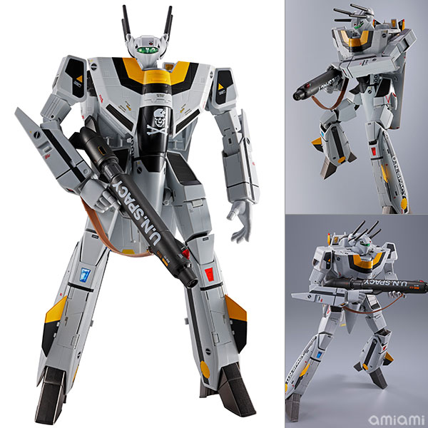 BANDAI SPIRITS DX Chogokin VF-1S Valkyrie Roy Focker Special Revival Ver. "The Super Dimension Fortress Macross" gambar 1