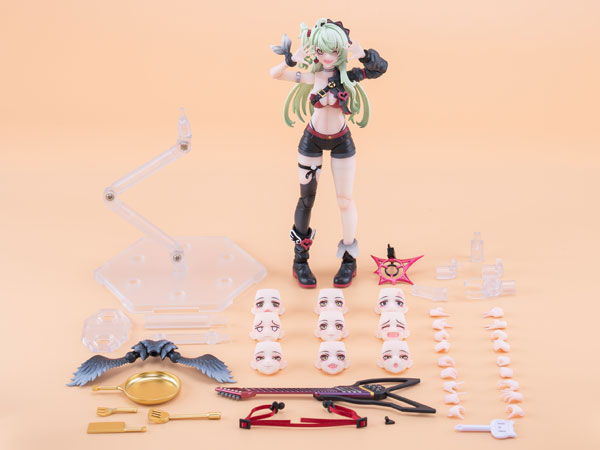CiYuanJuXiang (EXSSRION) Demonic Sound Hoshikawa Neco 1/12 Complete Model Action Figure Green Hair Ver.