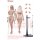 TB League 1/6 Super Flexible Female Seamless Body Slim Waist Curvy w/Head / One-piece Legs / Pale Skin gambar 6