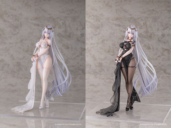 AniGame Azur Lane Emden Moonsilver Union Ver. (Set) 1/6 Complete Figure hình ảnh 1