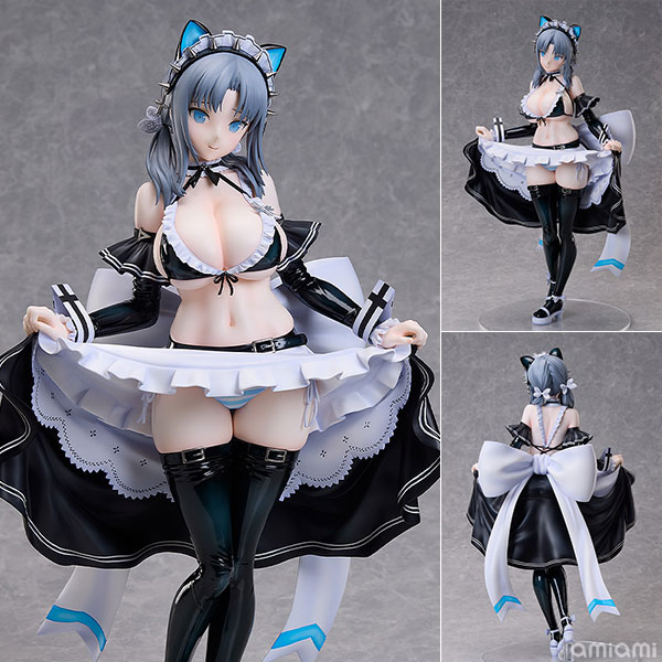 FREEing Shinobi Master Senran Kagura: New Link Yumi: Bondage Maid Ver. 1/4 Complete Figure gambar 1