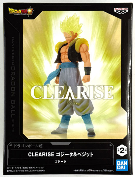BANDAI SPIRITS Dragon Ball Super CLEARISE Gogeta & Vegito Gogeta (Game-prize)