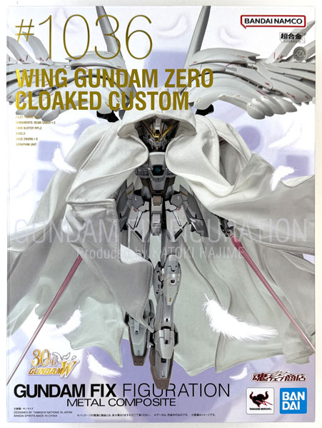BANDAI SPIRITS GUNDAM FIX FIGURATION METAL COMPOSITE Gundam Wing: Endless Waltz Wing Gundam Zero Cloaked Custom (Tamashii Web Shoten Exclusive)