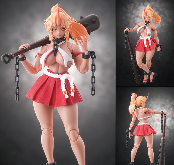 Snail Shell [Bonus] RPGEX-08 Oni Miko Second Daughter Momiji 1/12 Complete Model Action Figure รูปภาพ 1