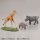 Kaiyodo ARTPLA Zookeeper & Baby Gorilla Set Set of All 6 Types imagen 12