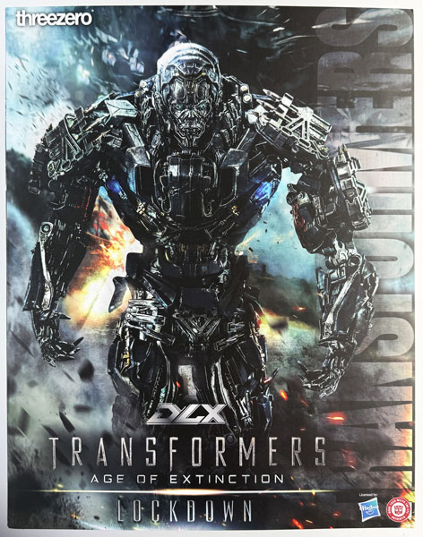 threezero DLX Transformers: Age of Extinction Lockdown Posable Figure