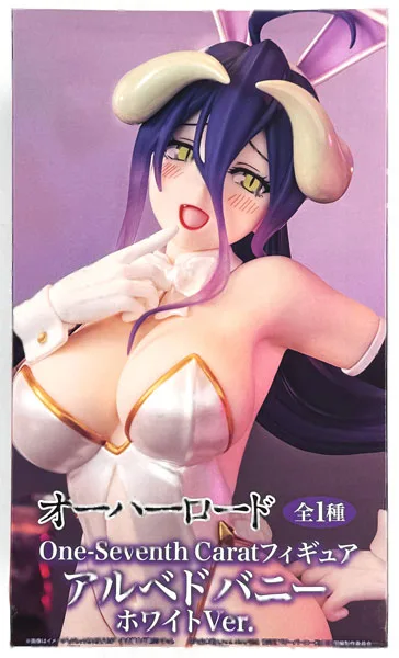 System Service Overlord One-Seventh Carat Figure Albedo Bunny White Ver. (Game-prize) รูปภาพ 1