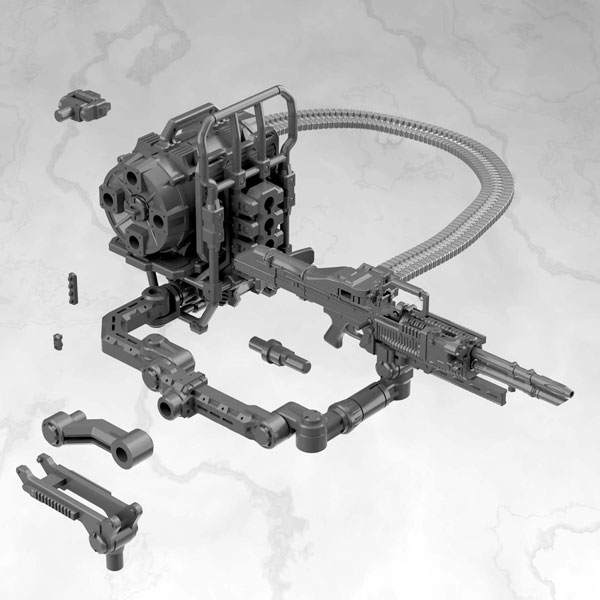 Tomytec LittleArmory [LA-MD03] Megami Device Equipment Set Machine Gun A Plastic Model