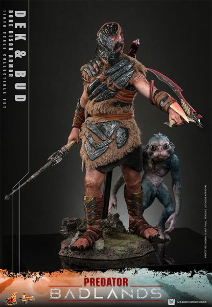 Hot Toys Movie Masterpiece 1/6 Figure Dek (Bone Bison Armor) & Bud