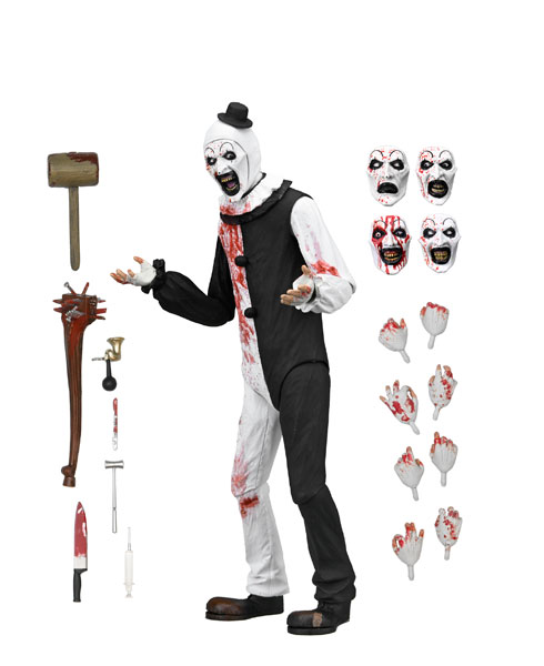 Neca Terrifier 2 / Art the Clown Ultimate 7 Inch Action Figure Blood Splatter ver
